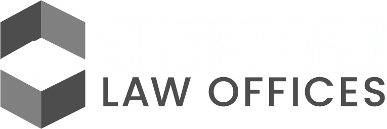 sheppard law offices logo white