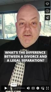 What’s the difference between a divorce and a legal separation?